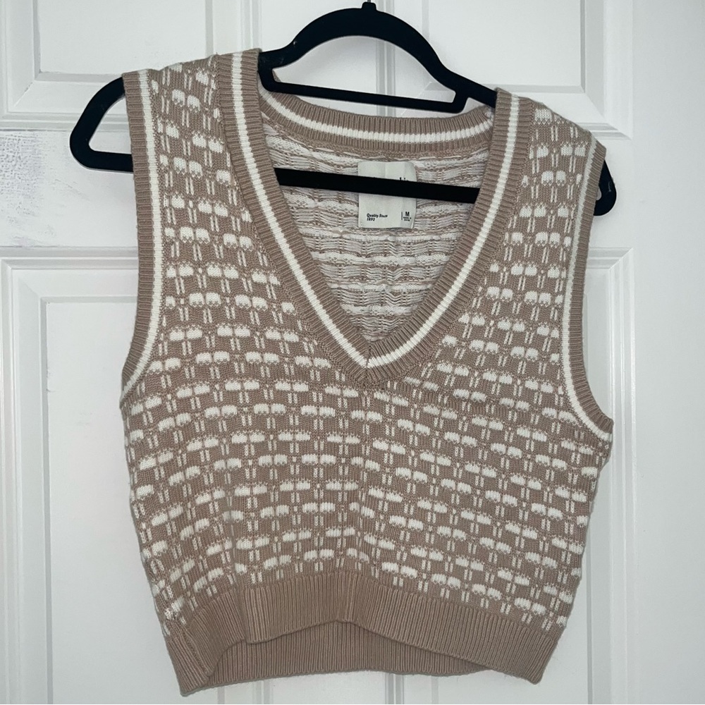 Abercrombie woven sweatervest